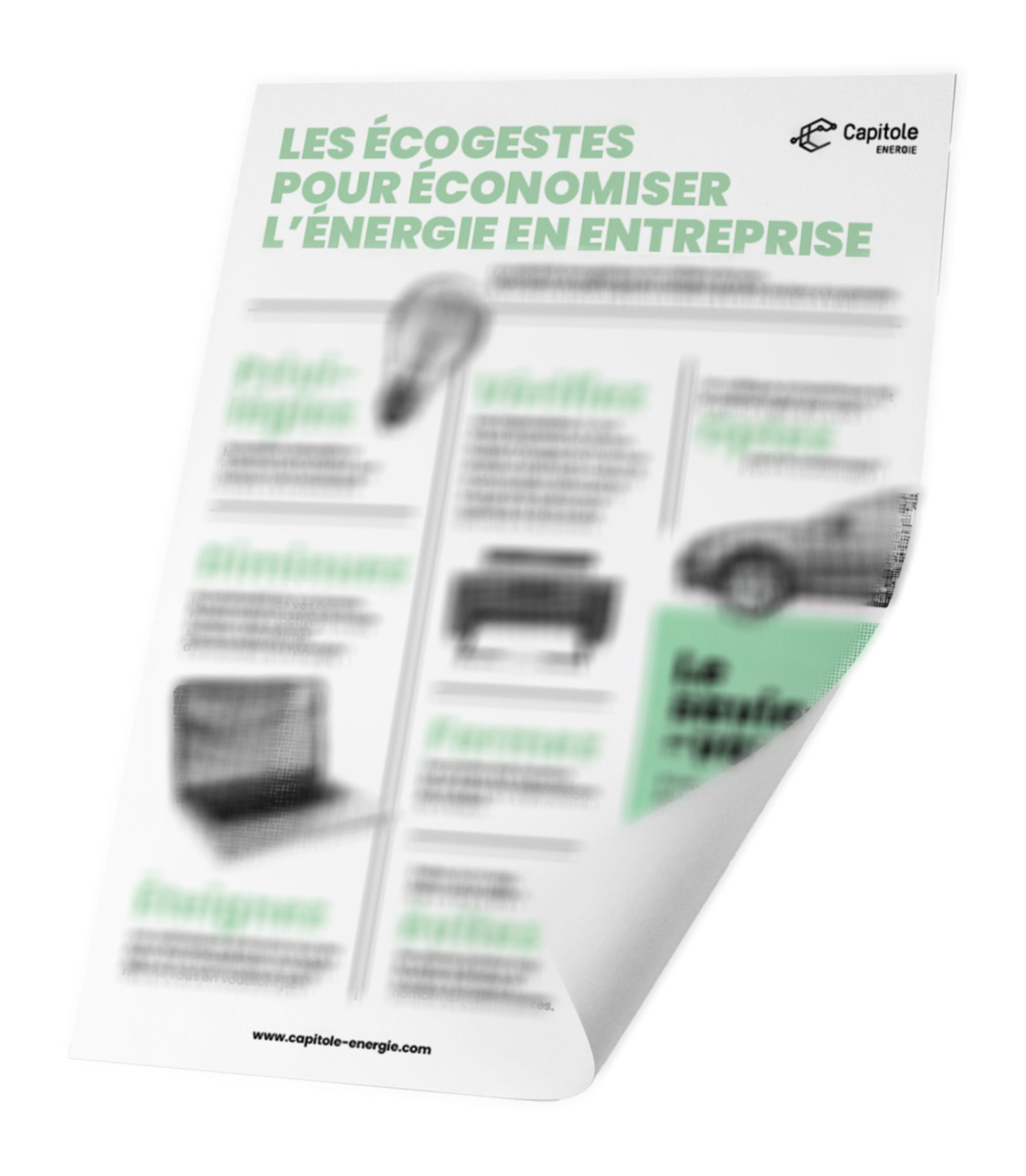 Les écogestes pour l'énergie en entreprise.