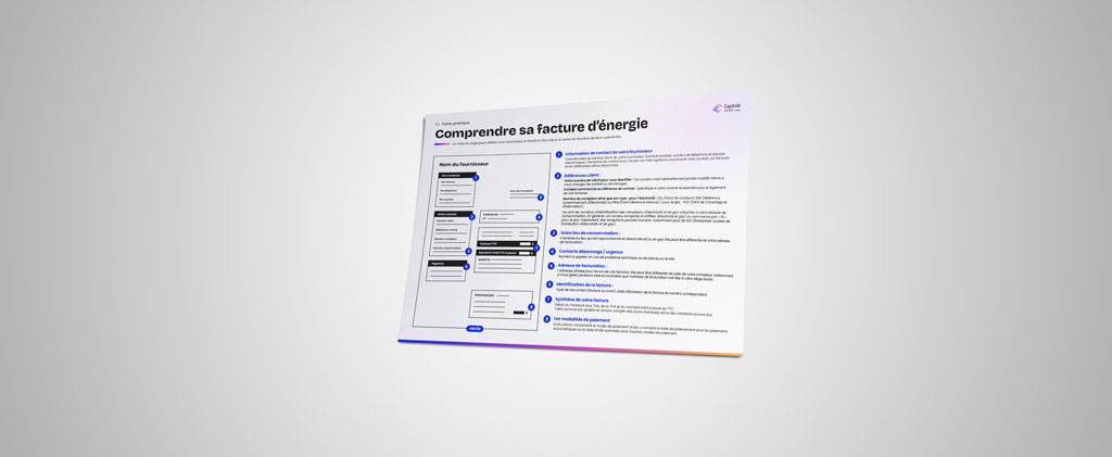 Un document en français intitulé 